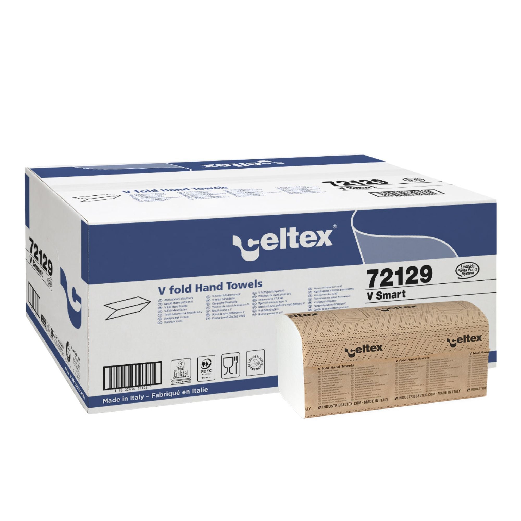 Celtex Megamini V-Fold Hand Towels 2-Ply White – Pk3000