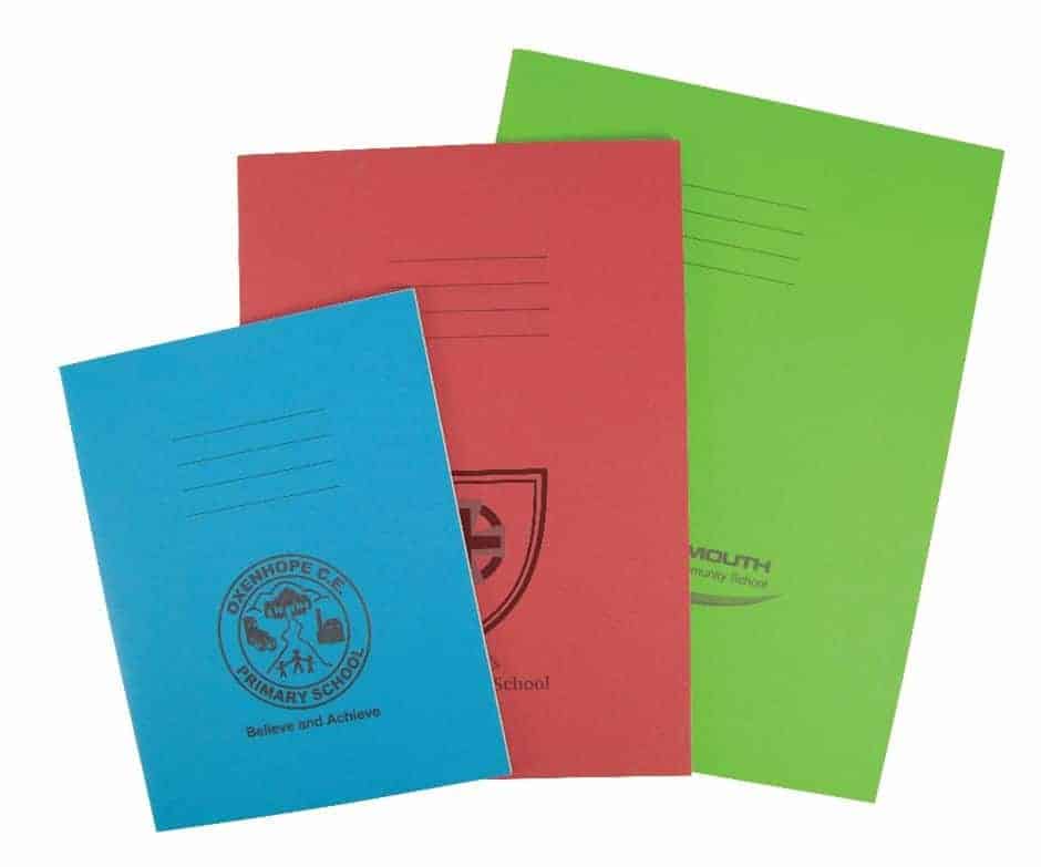 Classic Overprinted Exercise Book A4 48 Pages Top Blank / Bottom 13mm Ruled - Purple 100 Pack