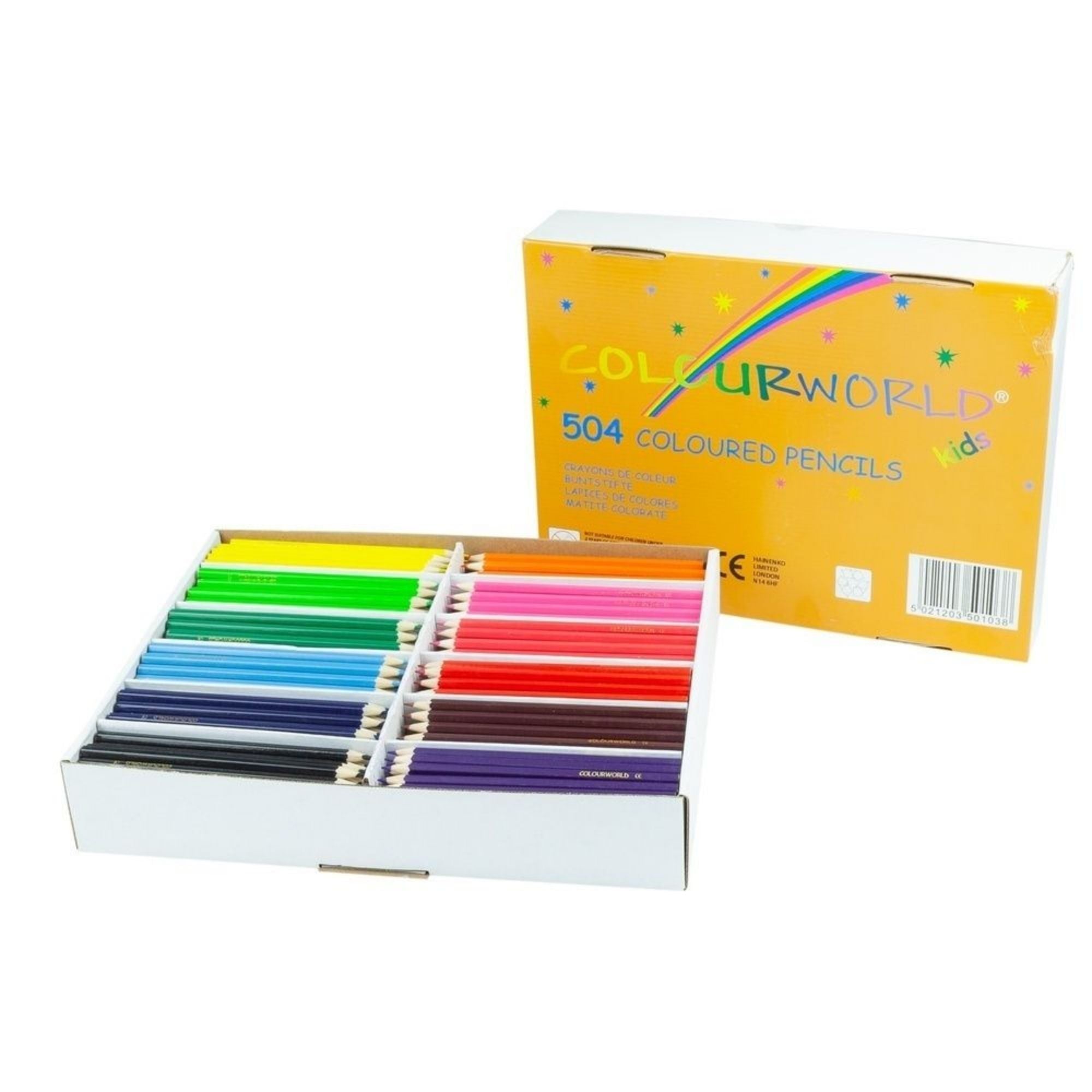 Colourworld Essential Colouring Pencils - Pk144/Pk504