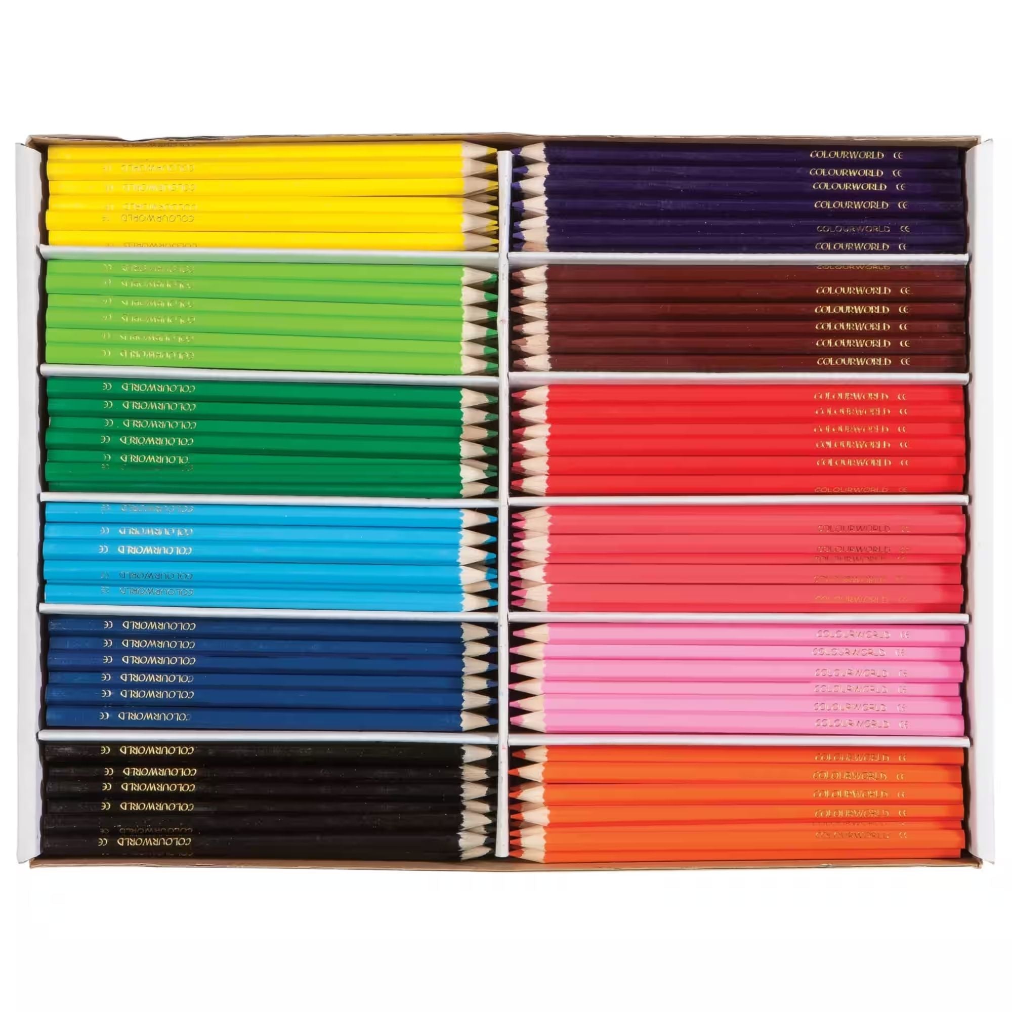 Colourworld Essential Colouring Pencils - Pk144/Pk504