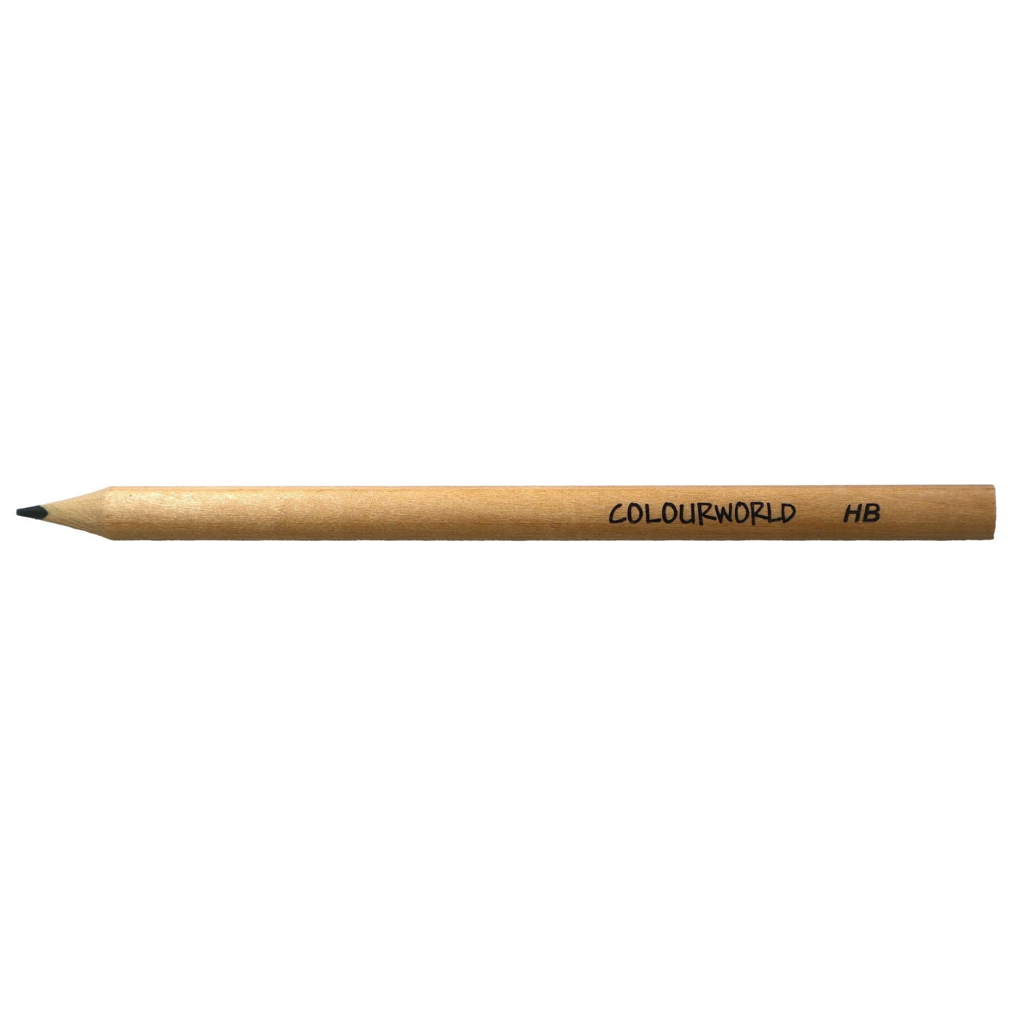 Colourworld Essentials Jumbo Triangular HB Pencils - Pk12