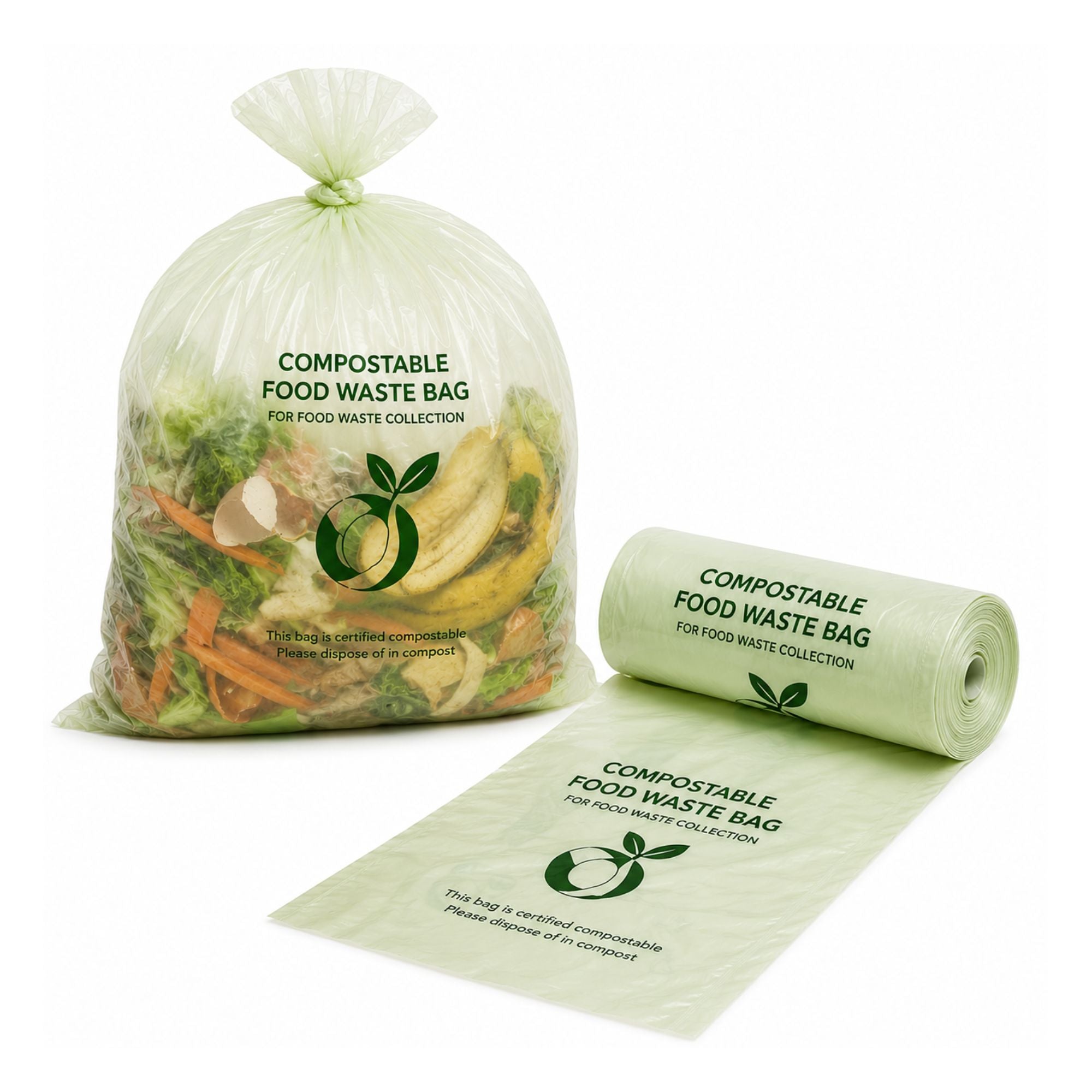 Compostable Waste Caddy Food Bin Liner Sacks