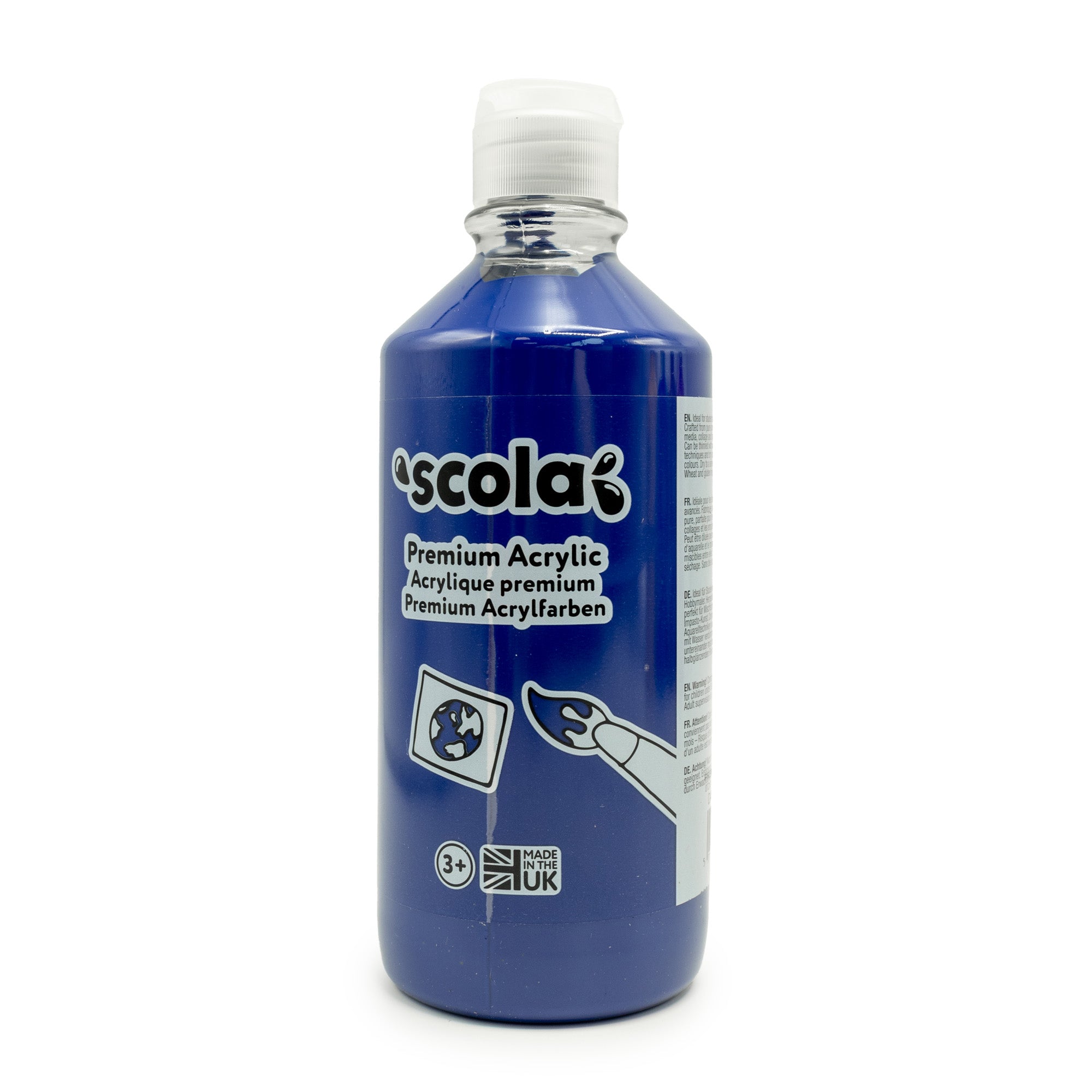 Acrylic Paint Set 500ml Assorted - Pk10