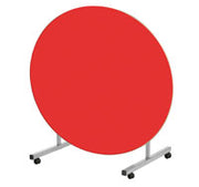 PU Edge Circular Tilt Top Table