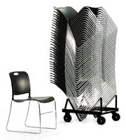 Maestro Skid Base Chair With Chrome Frame
