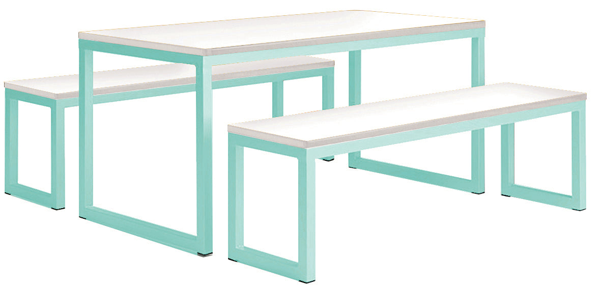 Groove Secondary Canteen Table & Bench Set