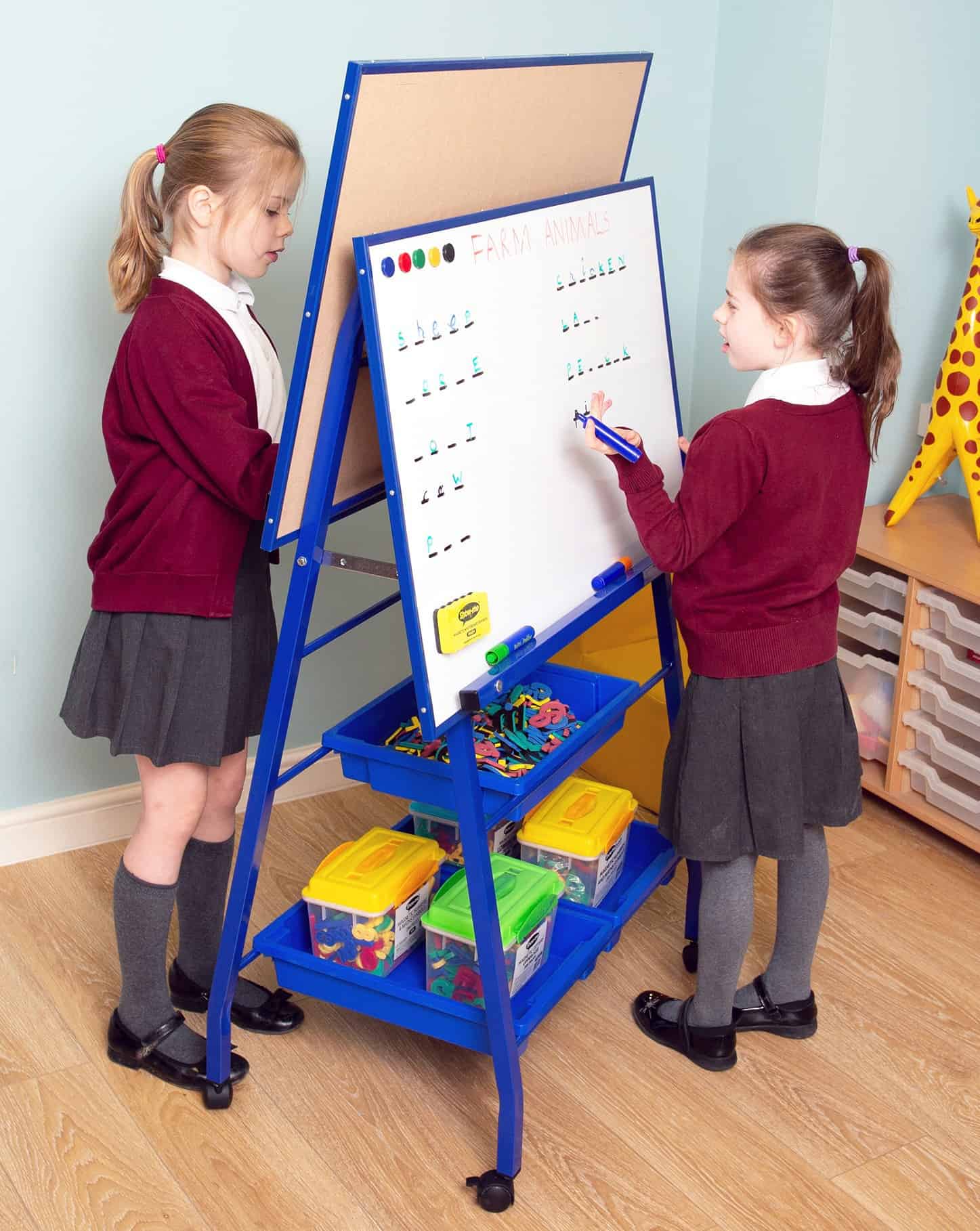 Double Sided Mobile Easel - Landscape