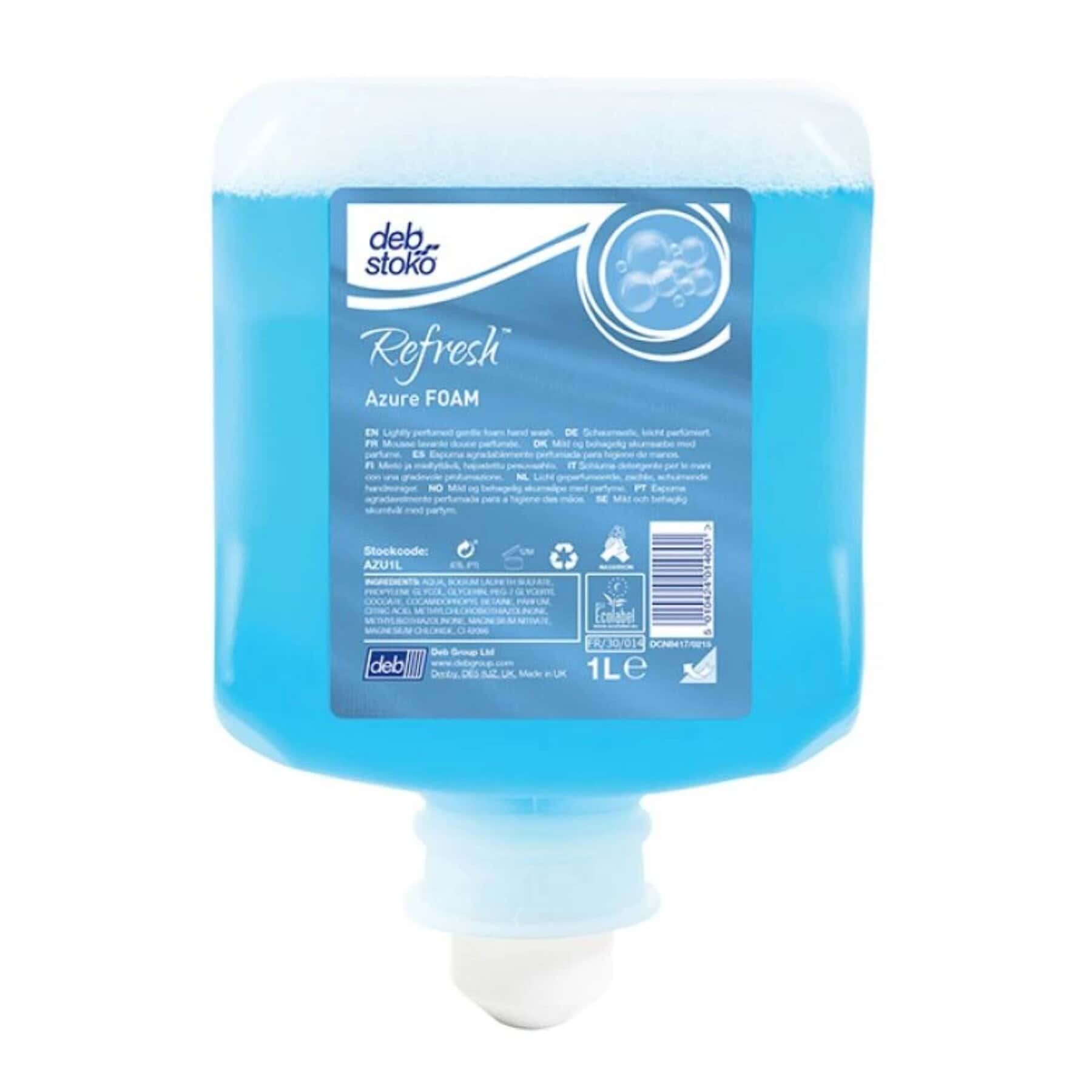 Deb Refresh Azure Foam Soap Cartridges