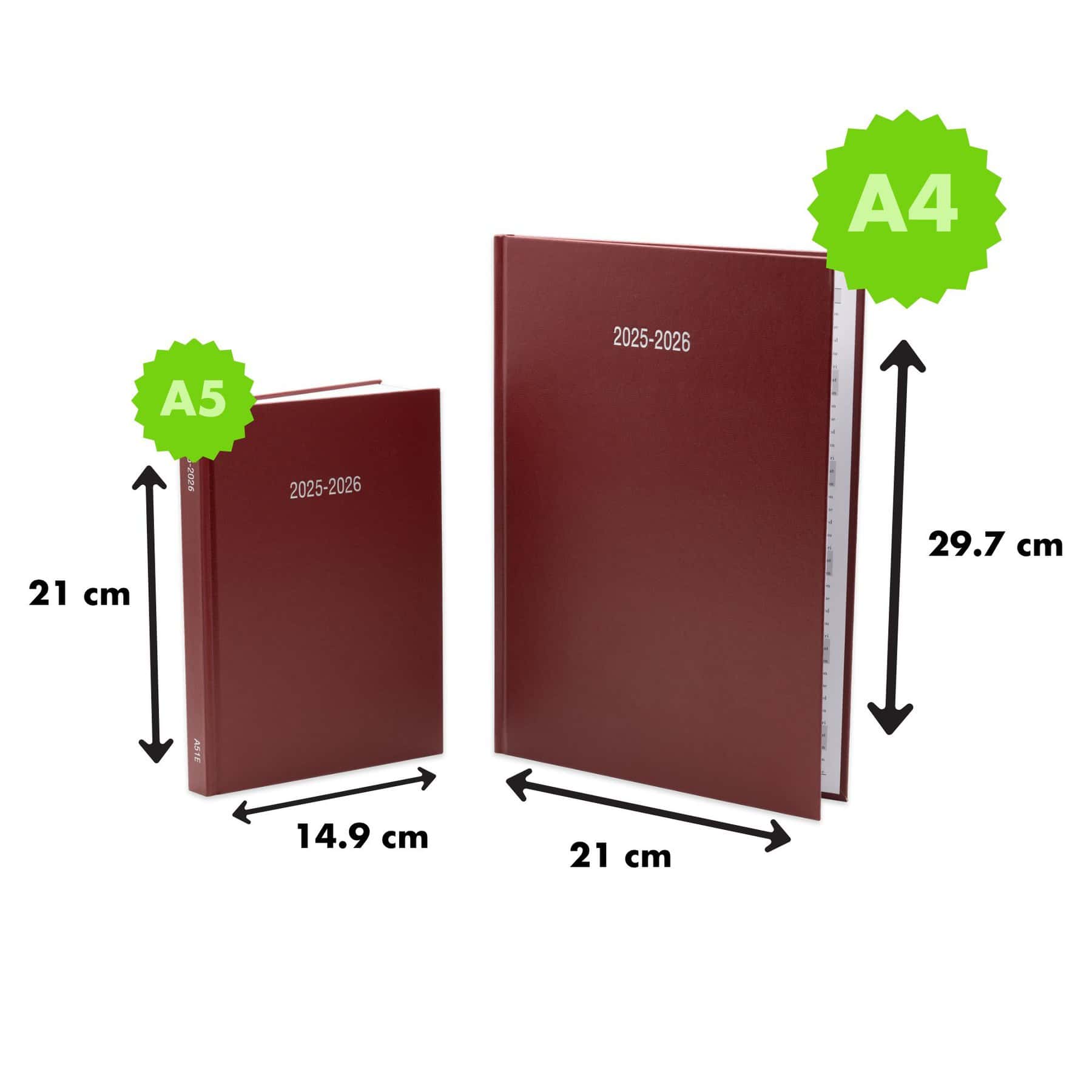 Premium Hard-backed Academic Diaries 2025-2026