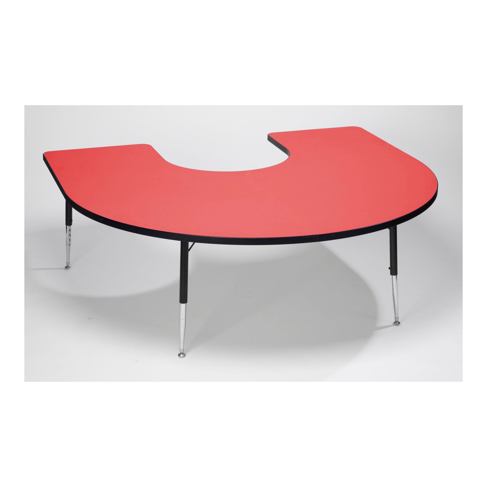 Early Years Height Adjustable Horseshoe Table