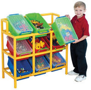 9 Bin Tilt Storage Unit