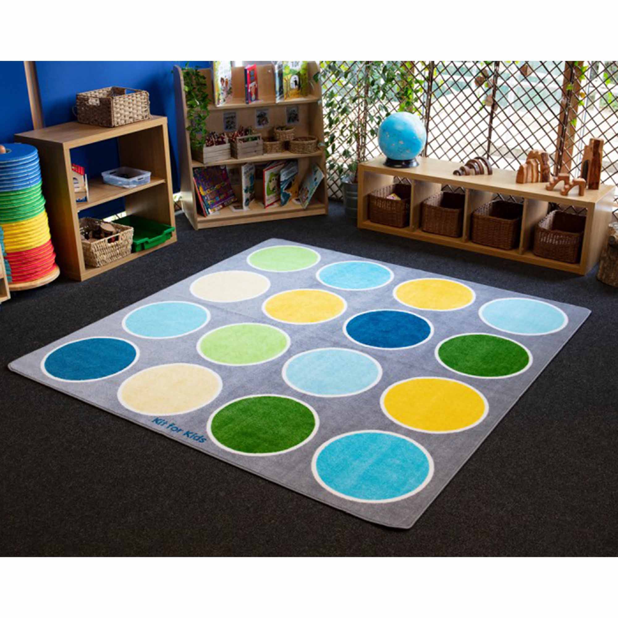Lake Circles 16 Placement Carpet - 2x2m