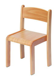 Beech Stacking Chairs Pk4