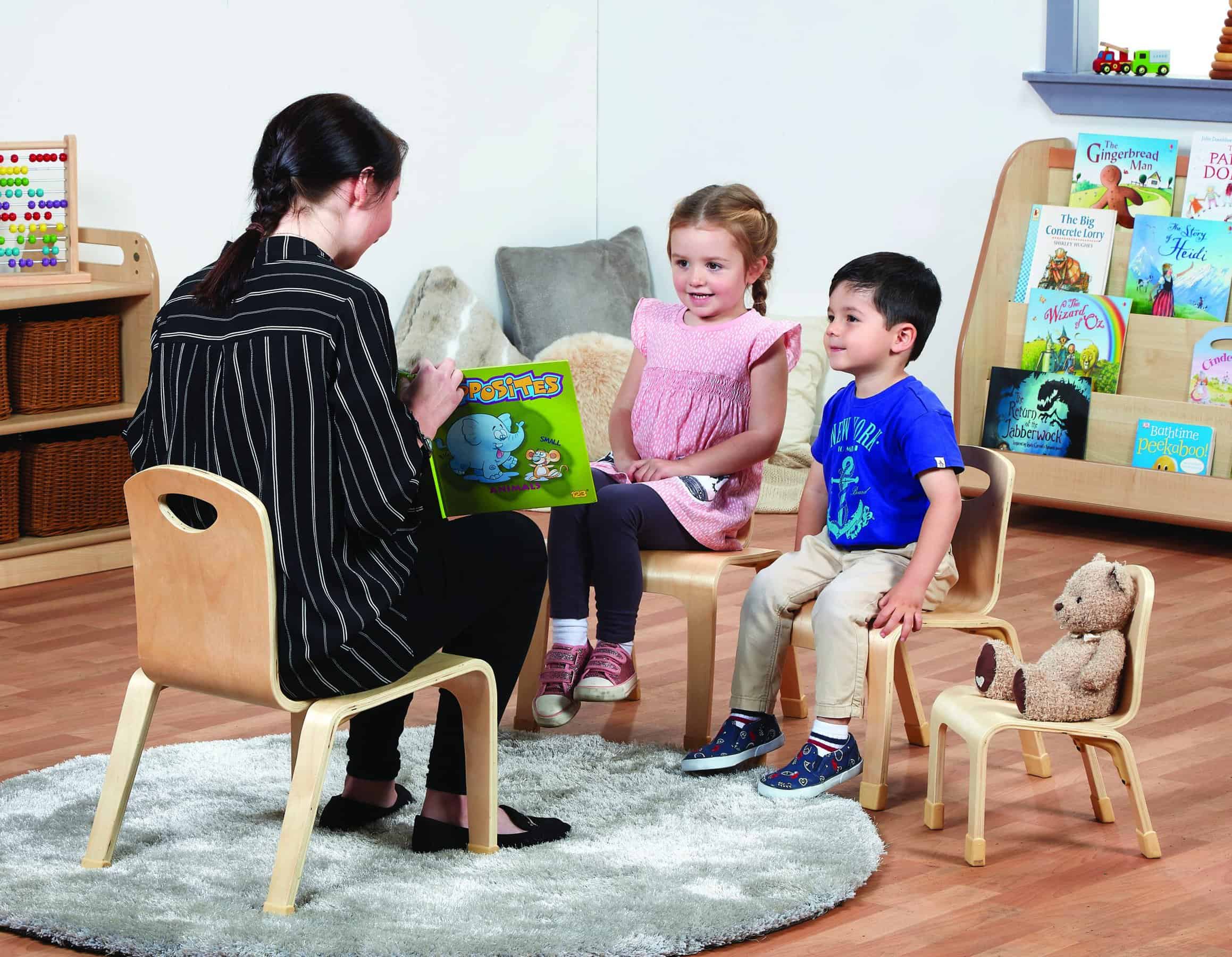 Low Teachers Chair Wooden