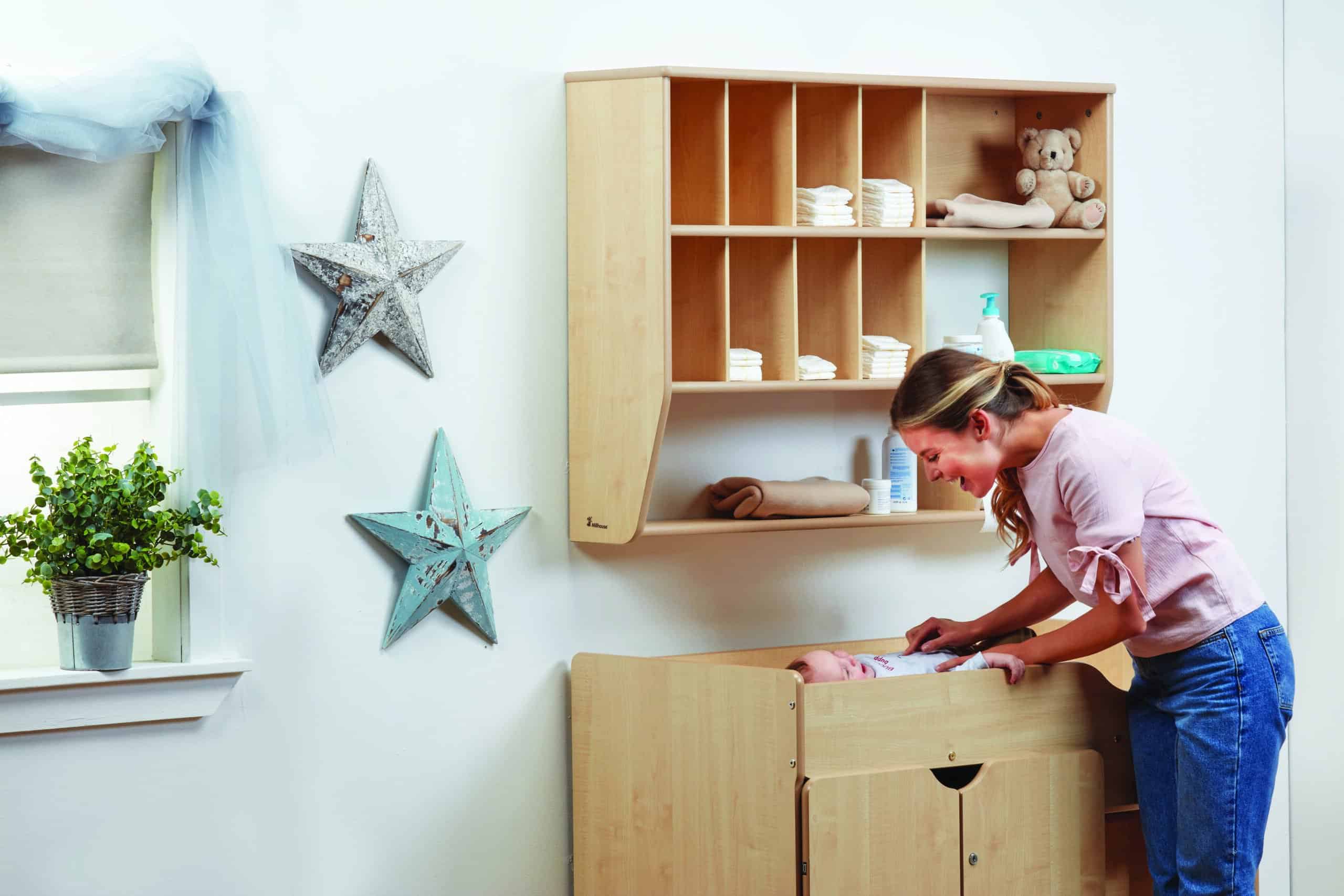 Stepped Baby Changing Unit