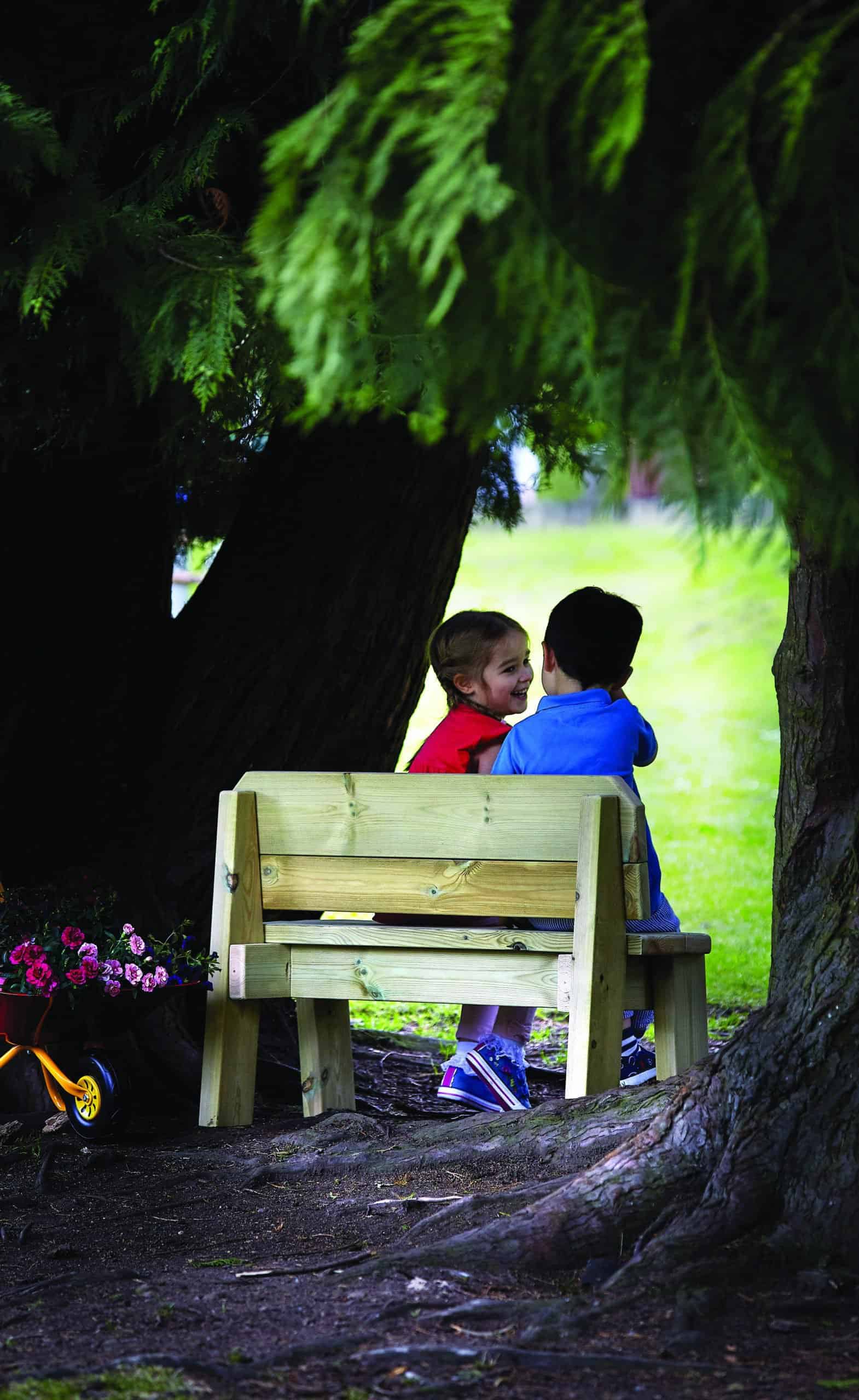Outdoor Buddy Bench