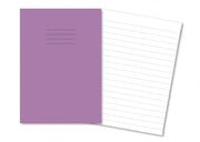 Exercise Books A4 64 Page 15mm Ruled & Margin Purple - Pk50