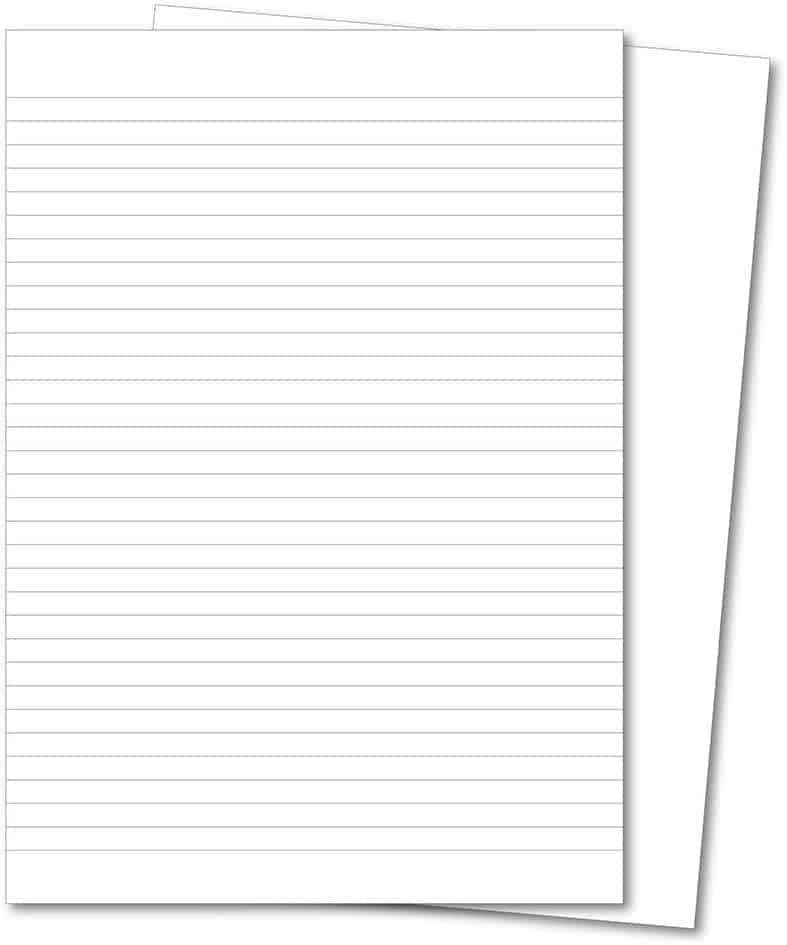 Exercise Books A4 80 Page 8mm Ruled / Alternate Blank Dark Green - Pk50