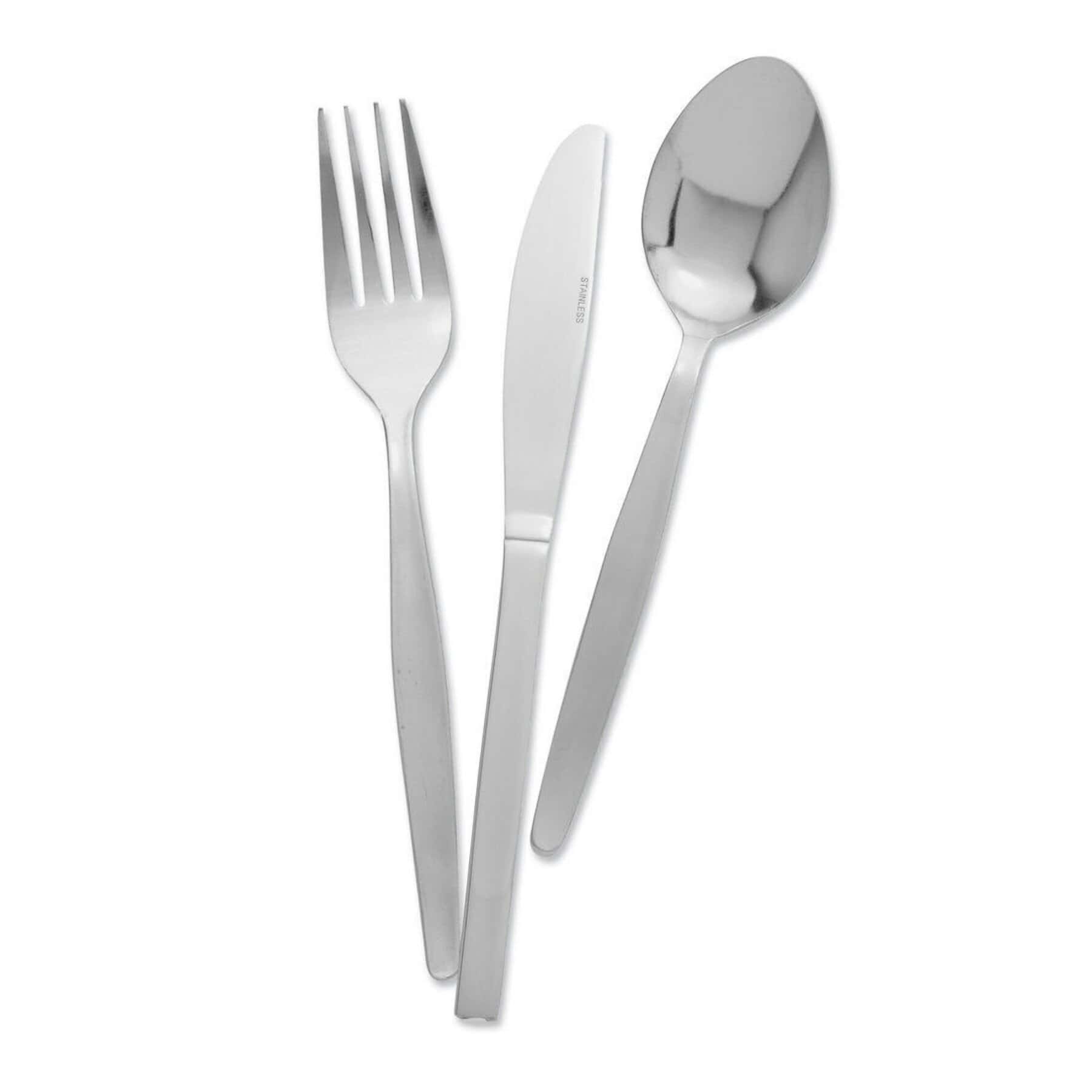 Stainless Steel Economy Cutlery - pk 12