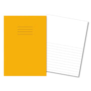 Exercise Books A4+ 80 Pages Top Blank/Bottom15mm Ruled Yellow - Pk45