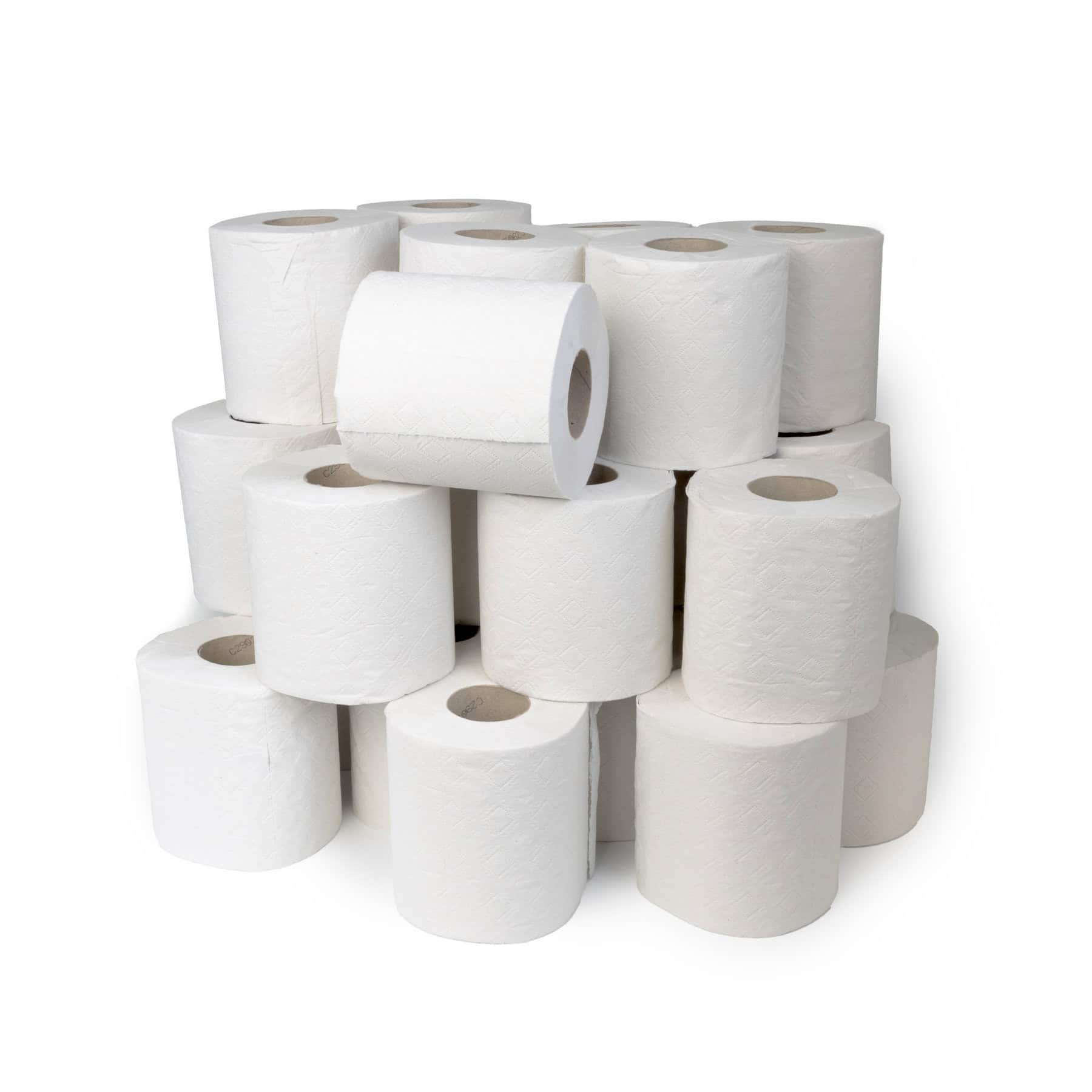 Eco 2 Ply Recycled Toilet Roll – plastic-free UK-made sustainable toilet tissue