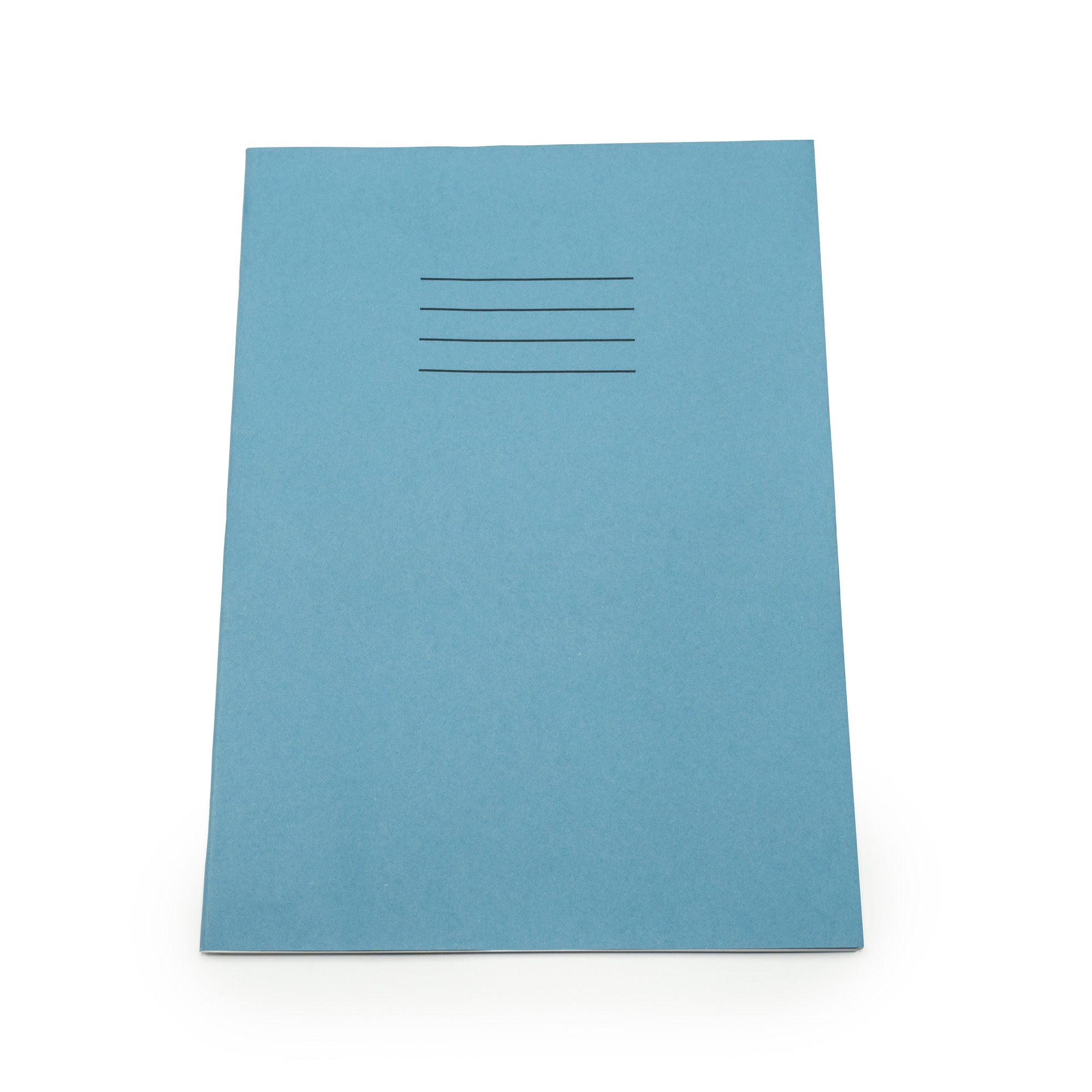 Essentials Exercise Books A4+ 80 Page 10mm Squares Light Blue - Pk50