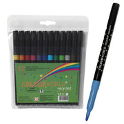 Colourworld Essentials Bullet Tip Felt Pens Assorted - Pk12/288