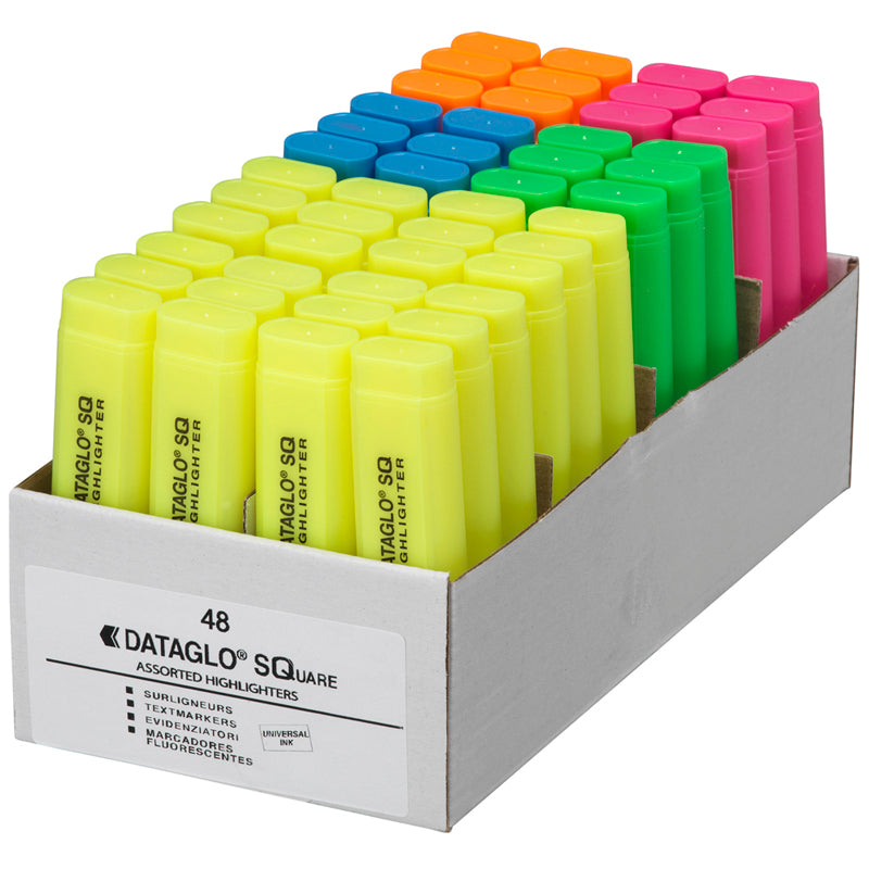 Essentials Highlighters Assorted - Pk48