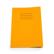 Essentials Exercise Books A4 80 Page 8mm Ruled & Margin Orange - Pk50