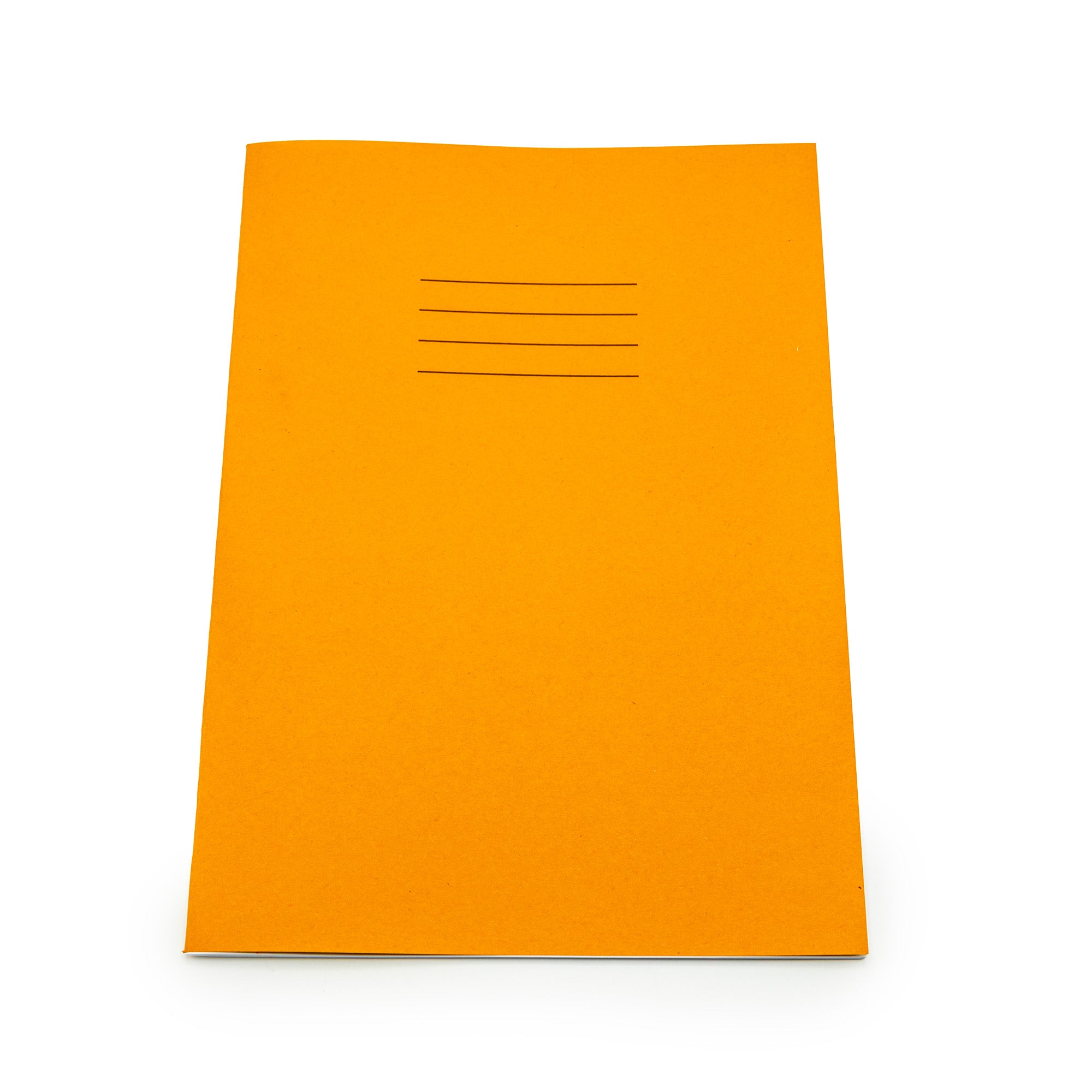 Essentials Exercise Books A4+ 80 Page 8mm Ruled & Margin Orange - Pk50