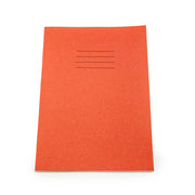 Essentials Exercise Books A4+ 80 Page 8mm Ruled & Margin Red - Pk50