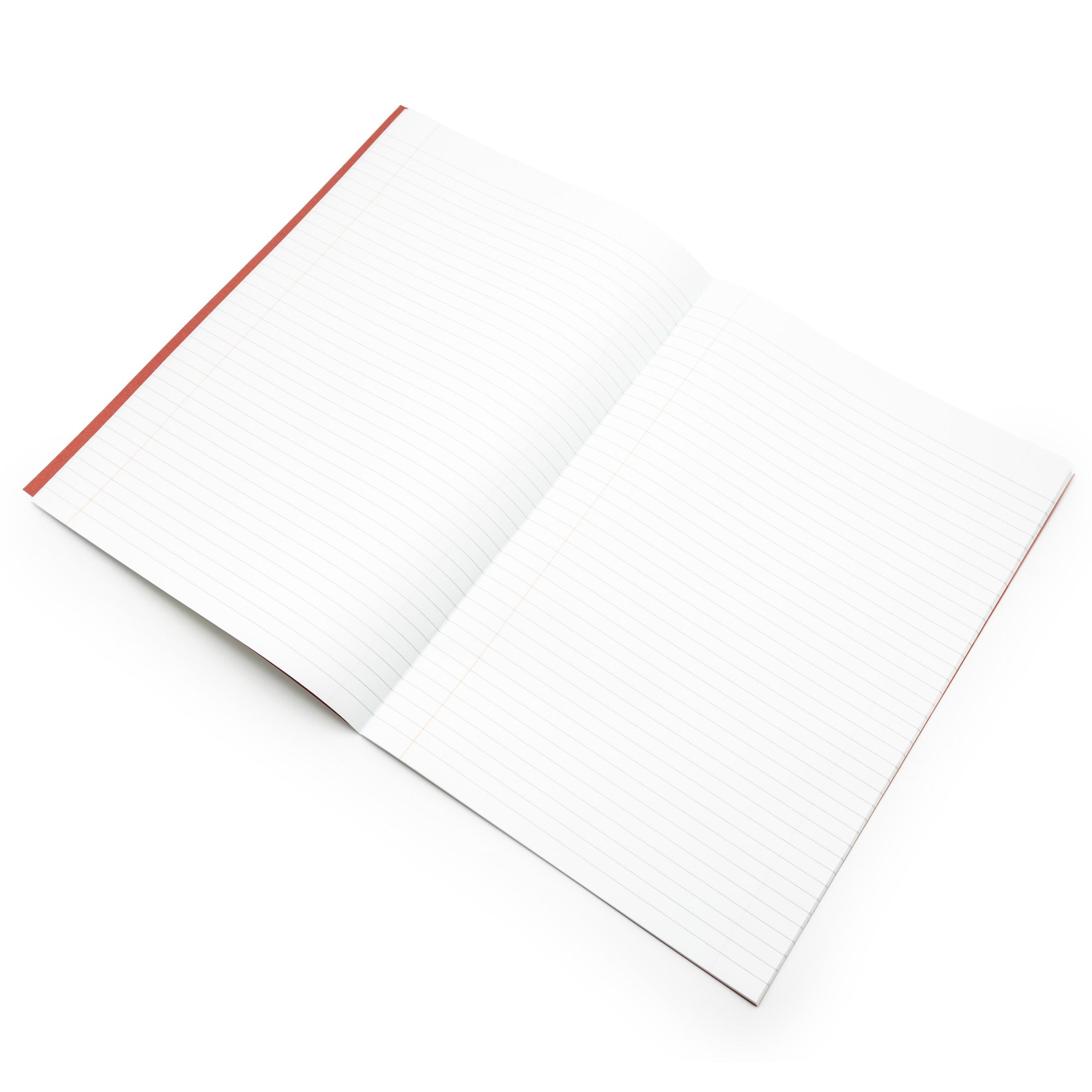 Essentials Exercise Books A4+ 80 Page 8mm Ruled & Margin Red - Pk50