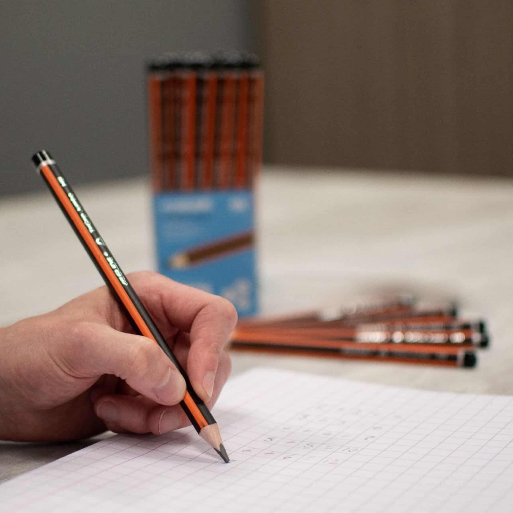 EziGlide TriGrip Jumbo Triangular Pencils - pk 12