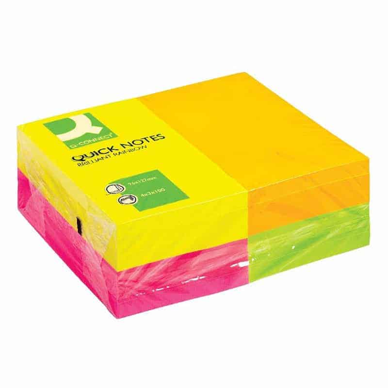 Rainbow Sticky Notes - Neon