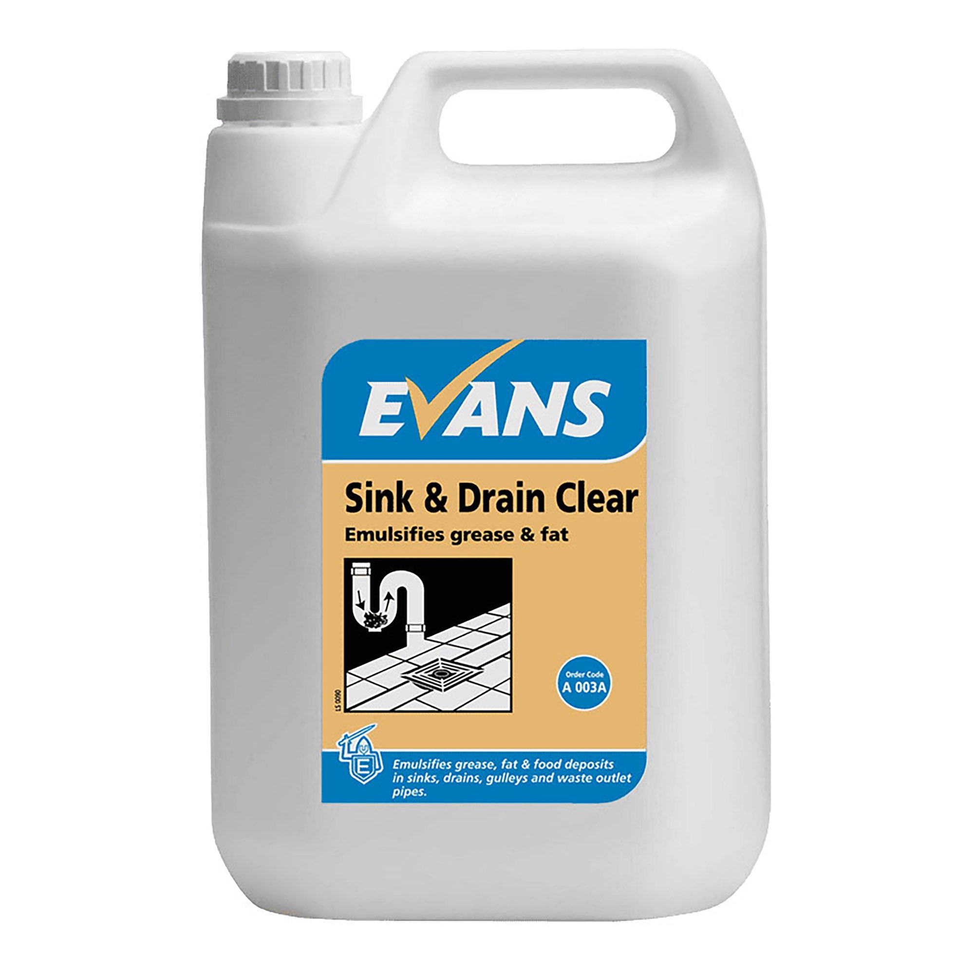 Evans Sink And Drain Solution 5L