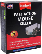 Rentokil Mouse Fast Action Killer Box Pk2