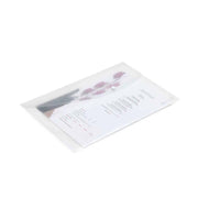 Rapesco Clear Popper Wallet Foolscap - Pk5
