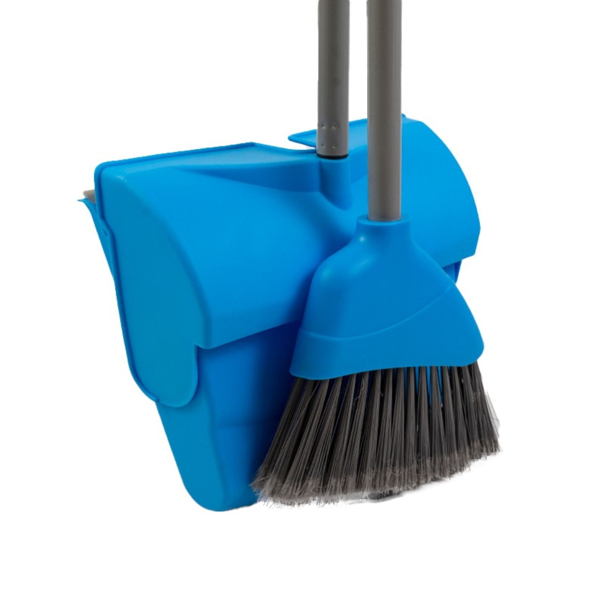 Long Handled Dustpan and Brush Set - Black