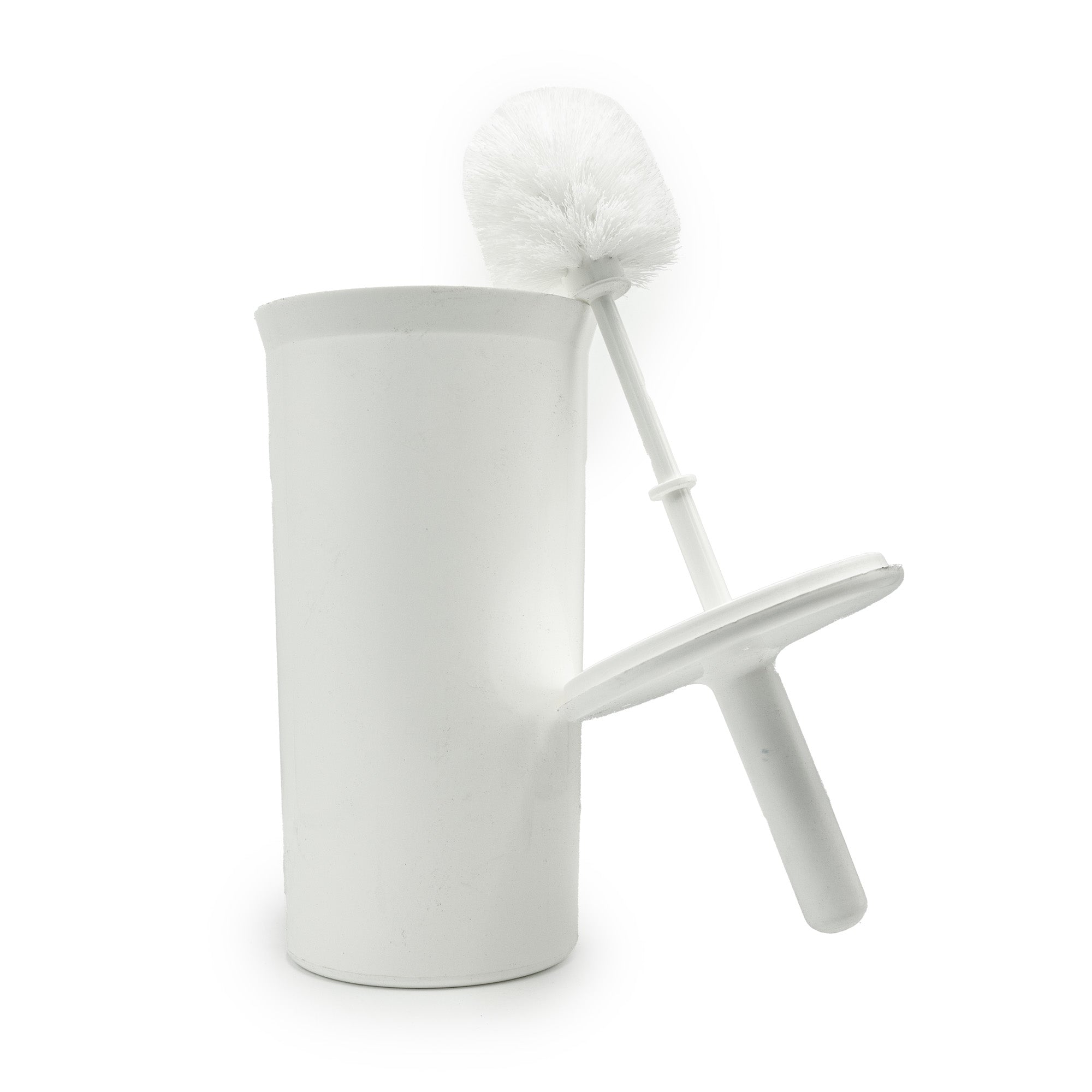 Enclosed Toilet Brush & Holder Set