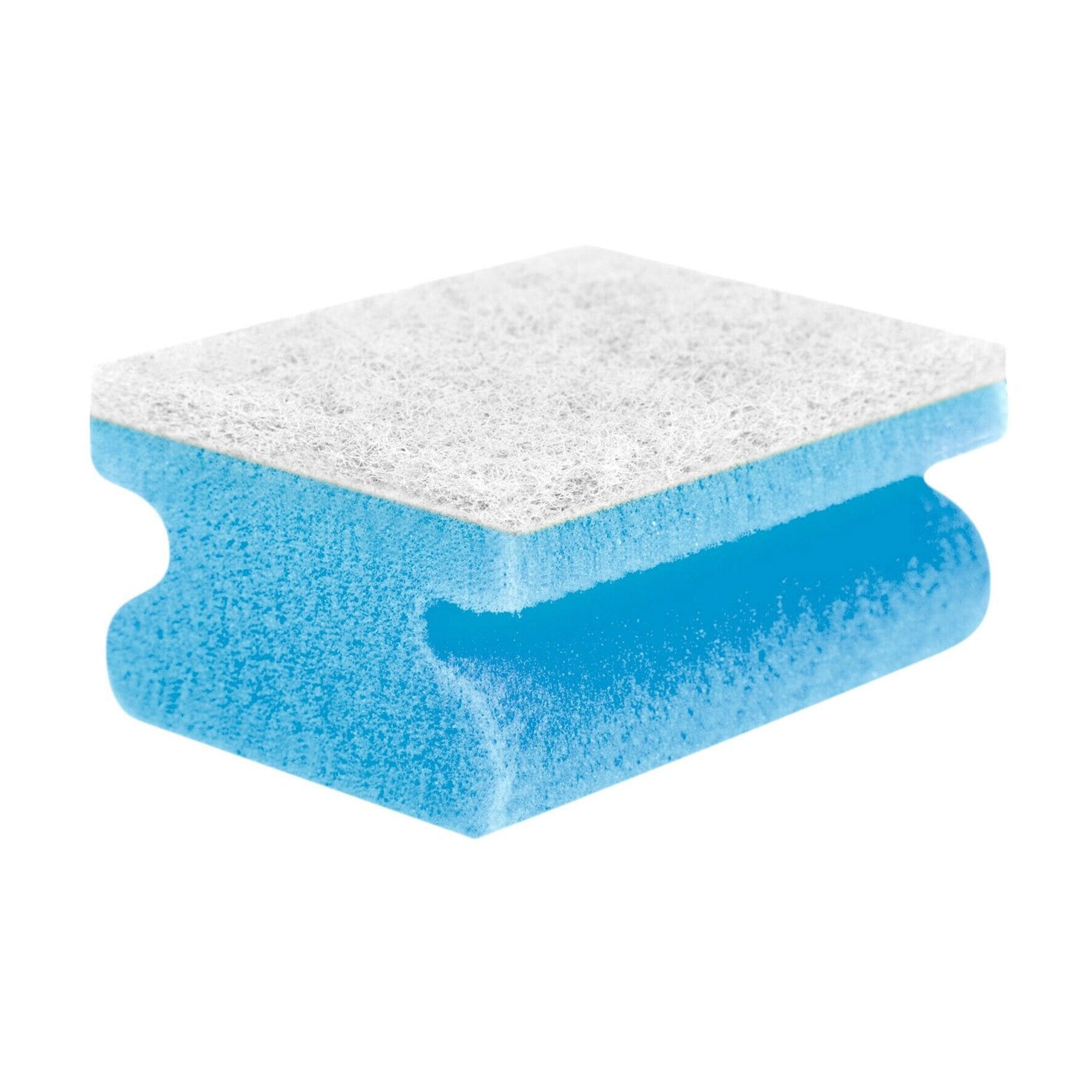 Blue Non-Scratch Sponge Scourers Pk10