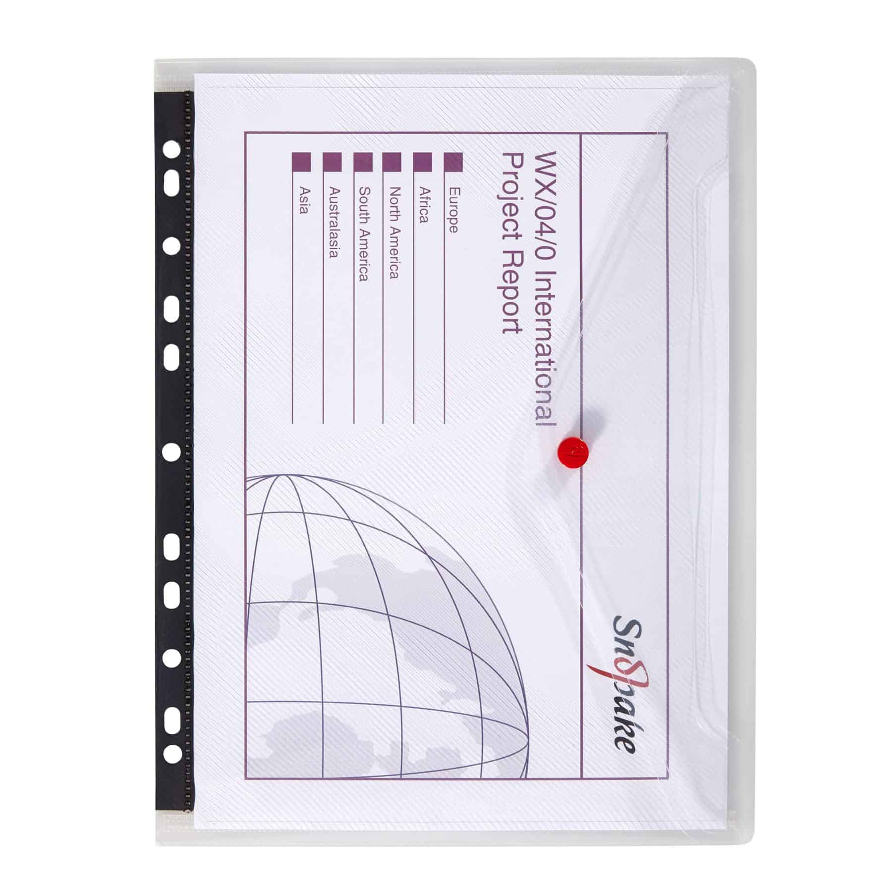 Snopake Electra Polyfile Ringbinder Wallet A4 - Pk 5
