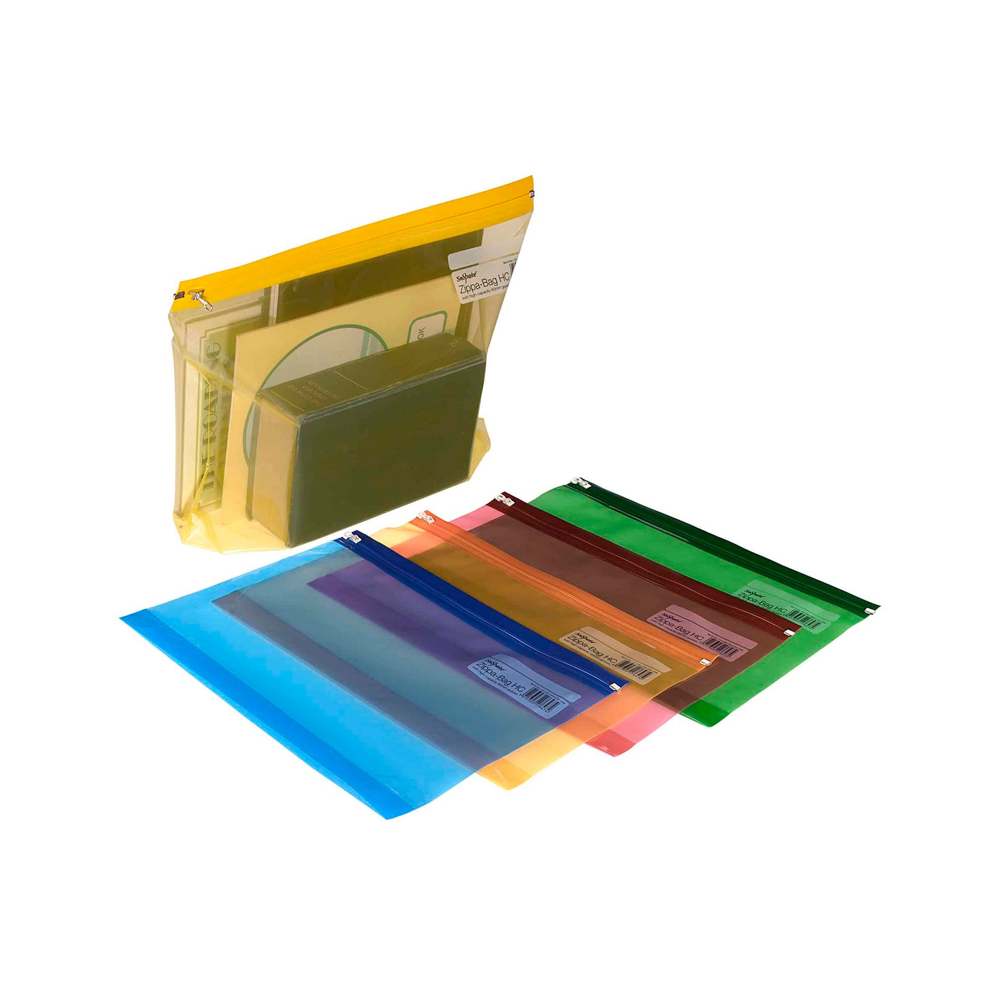 Snopake A4+ High Capacity Gusseted Zippa Bag