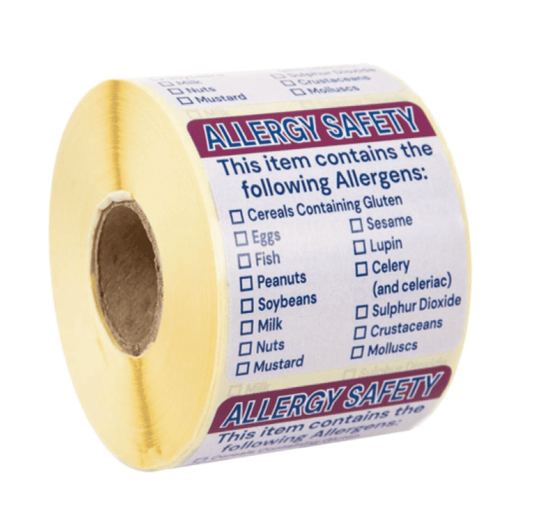 Vogue Allergen Food Labels