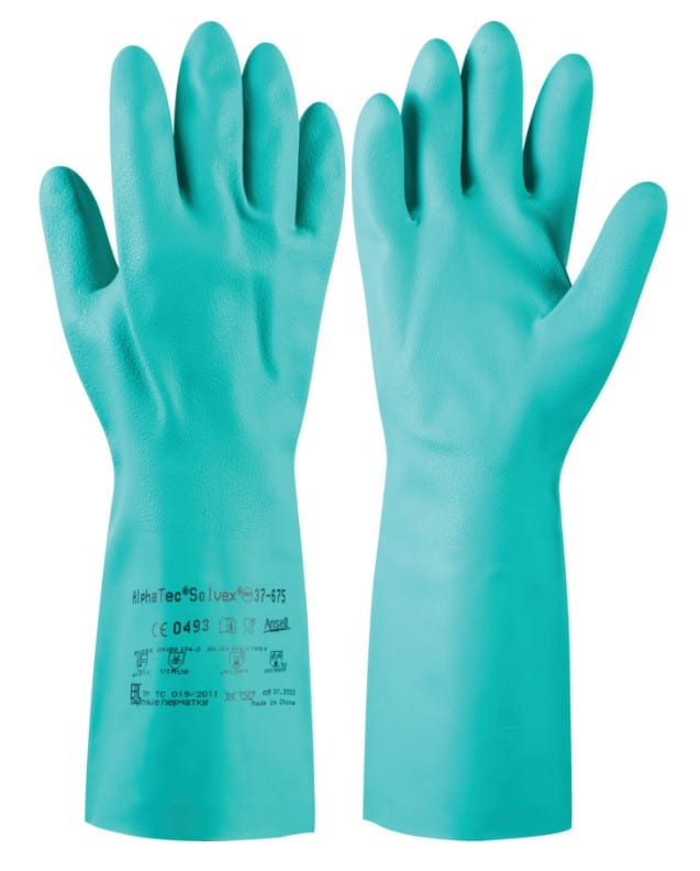 Green Nitrile Gloves