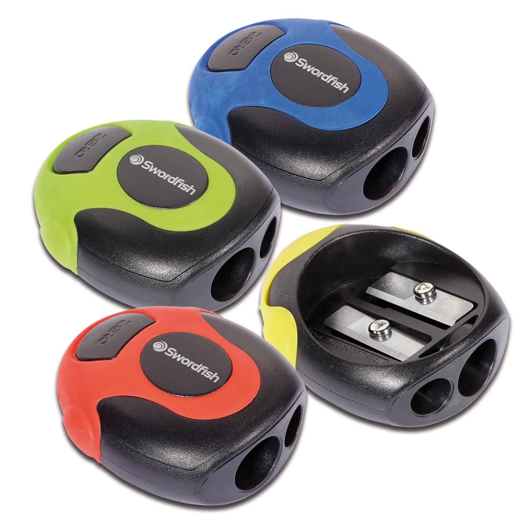 Twin Soft Grip Pocket Pencil Sharpener - Pk30