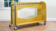 Double Sided Cloakroom Trolley With 30 Coat Hooks