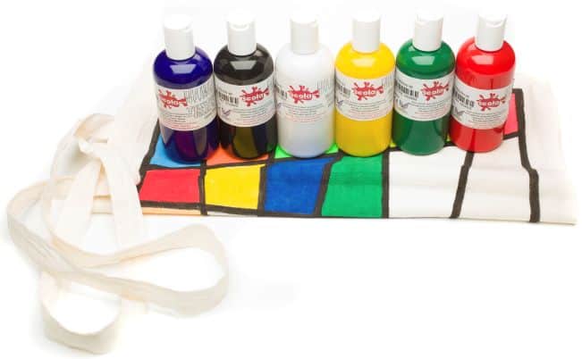 Fabric Paint Standard Assorted Colours 150ml - Pk6