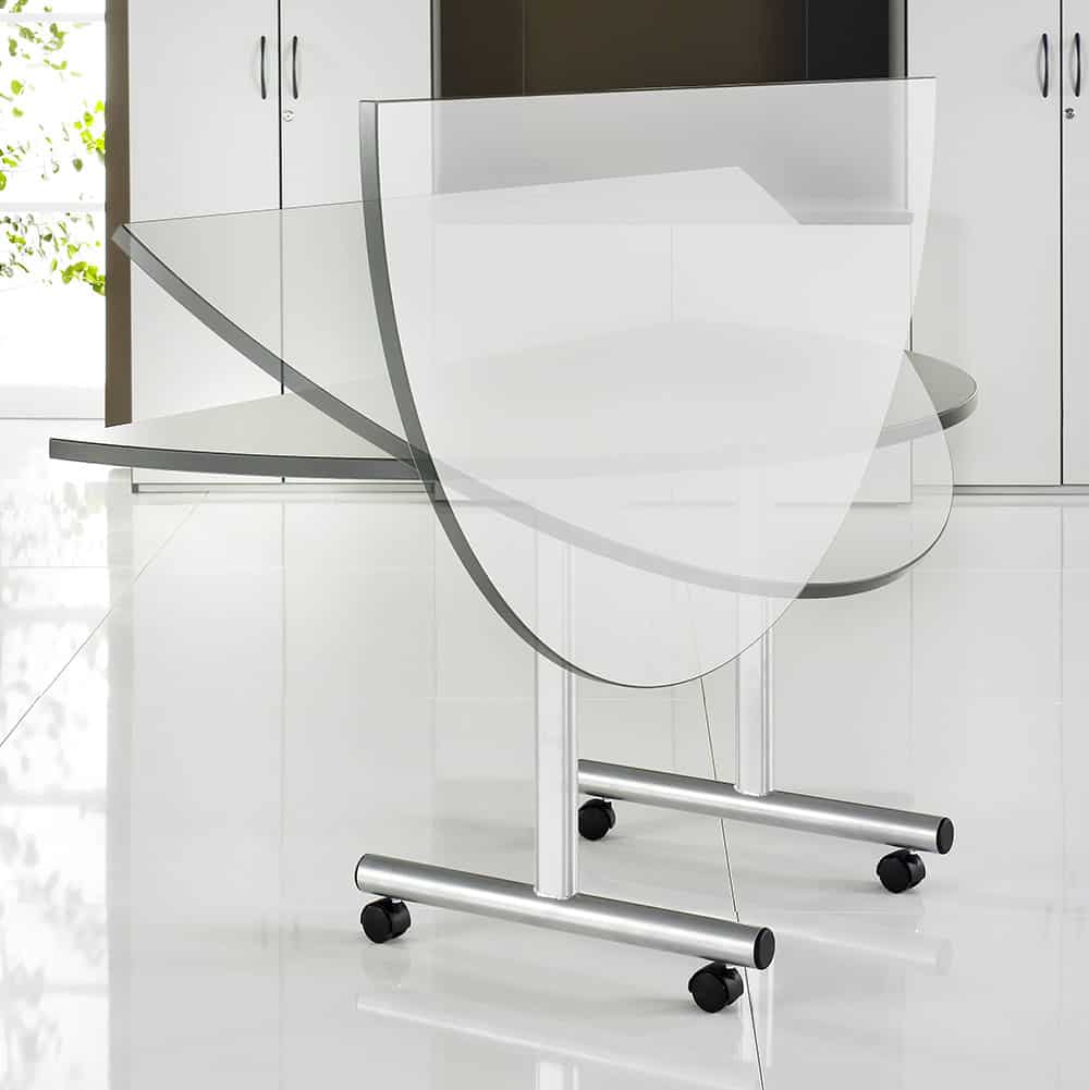 Sienna Semi-Circular Flip Top Table