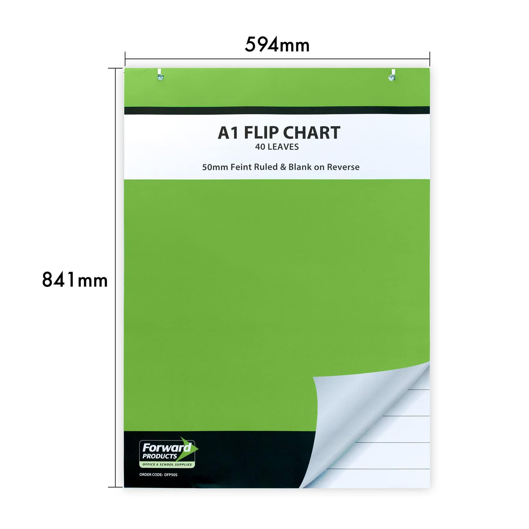 Large A1 Lined Flipchart Paper Pad - Pk5