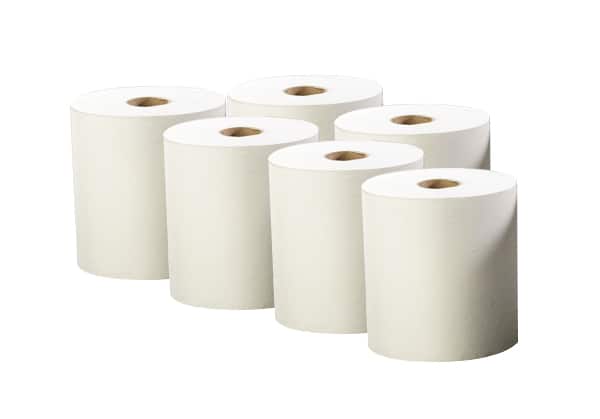 Antol Jumbo Hand Wiper Roll White - Pk 6